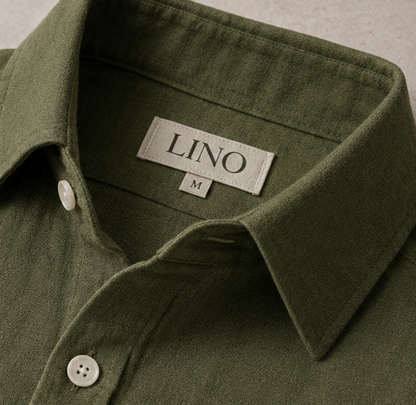Linen shirt - Olive green