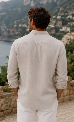 Linen shirt - Sand beige