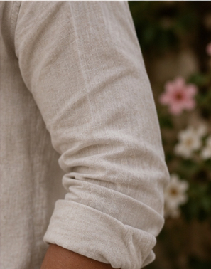 Linen shirt - Sand beige