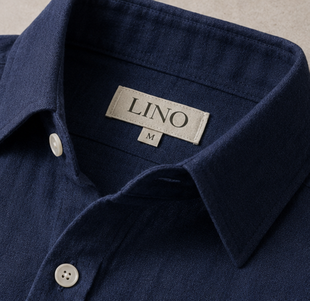Linen shirt - Navy blue
