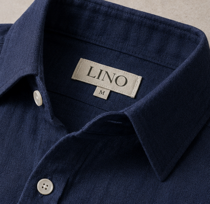 Linen shirt - Navy blue