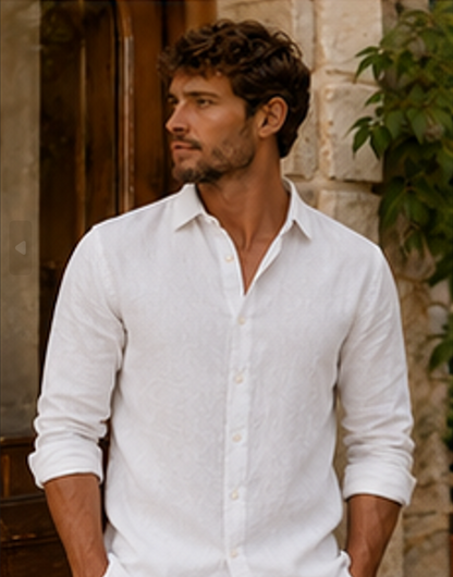 Linen Shirt - Pure White