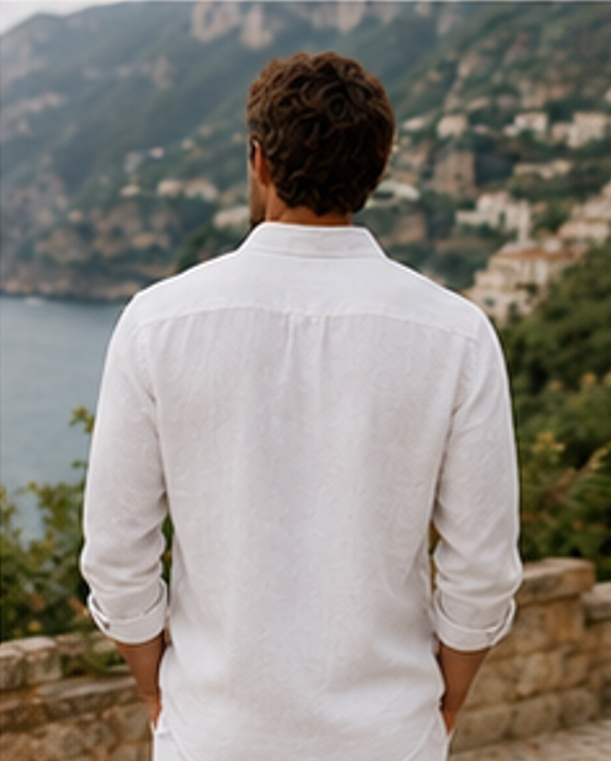 Linen Shirt - Pure White