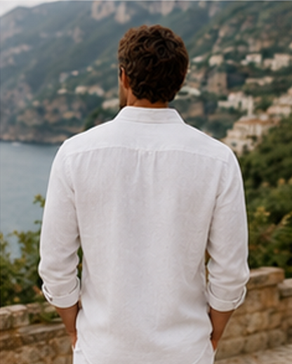 Linen Shirt - Pure White