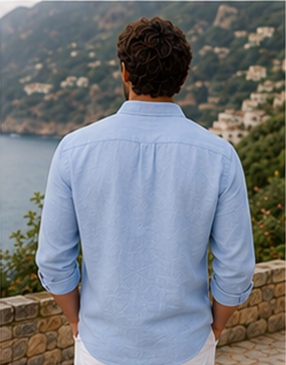Linen shirt - Sky blue